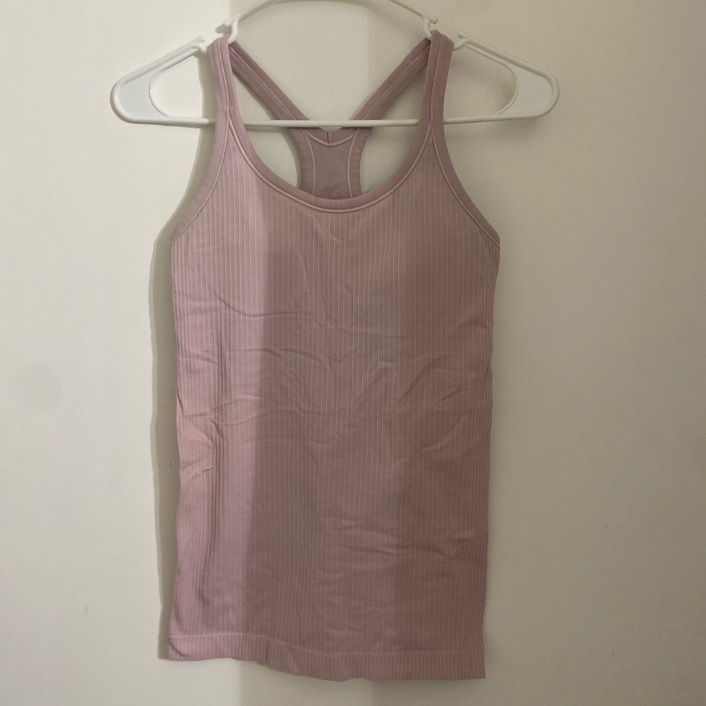 dusty pink lululemon top